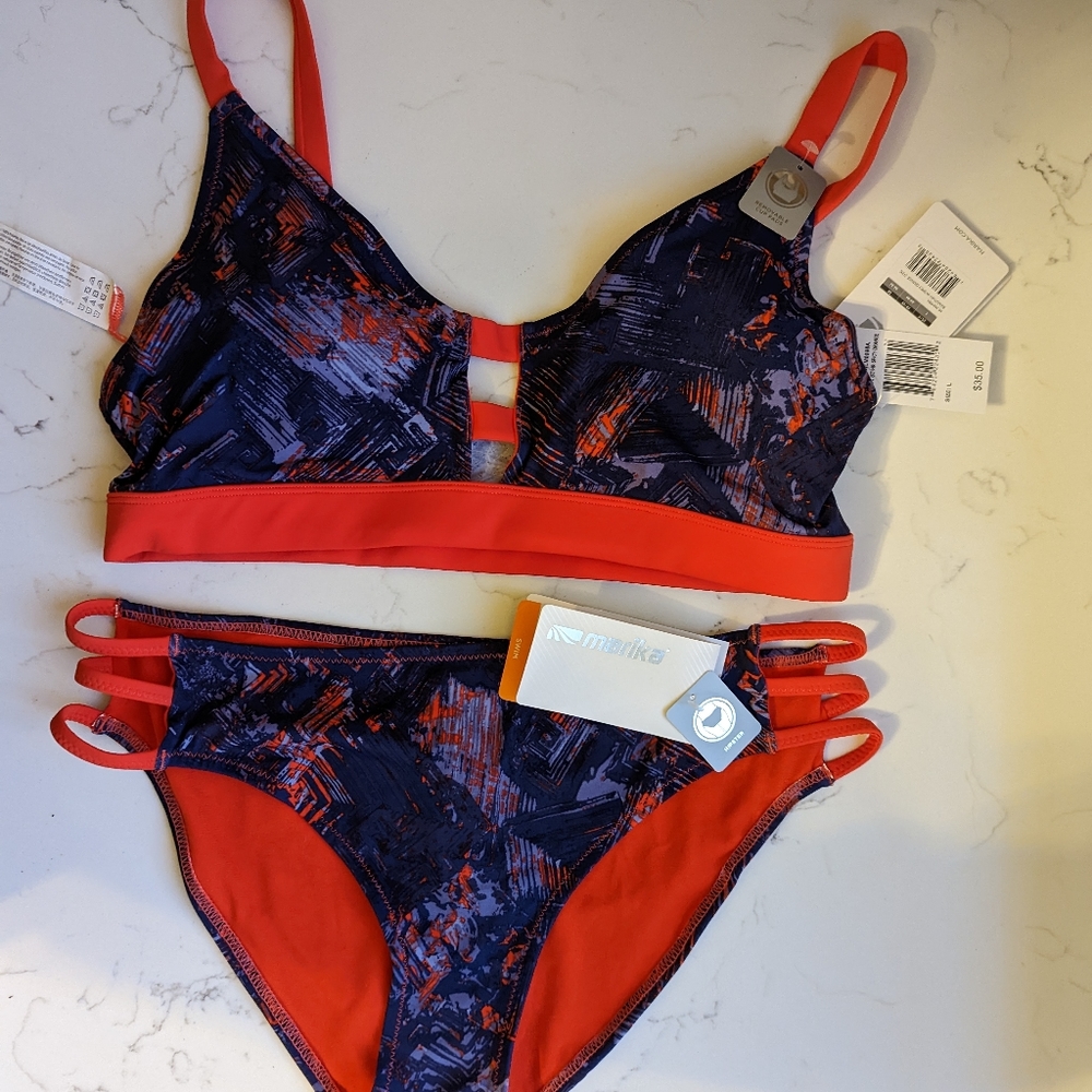Marika two piece swimsuit-tags on, brand new